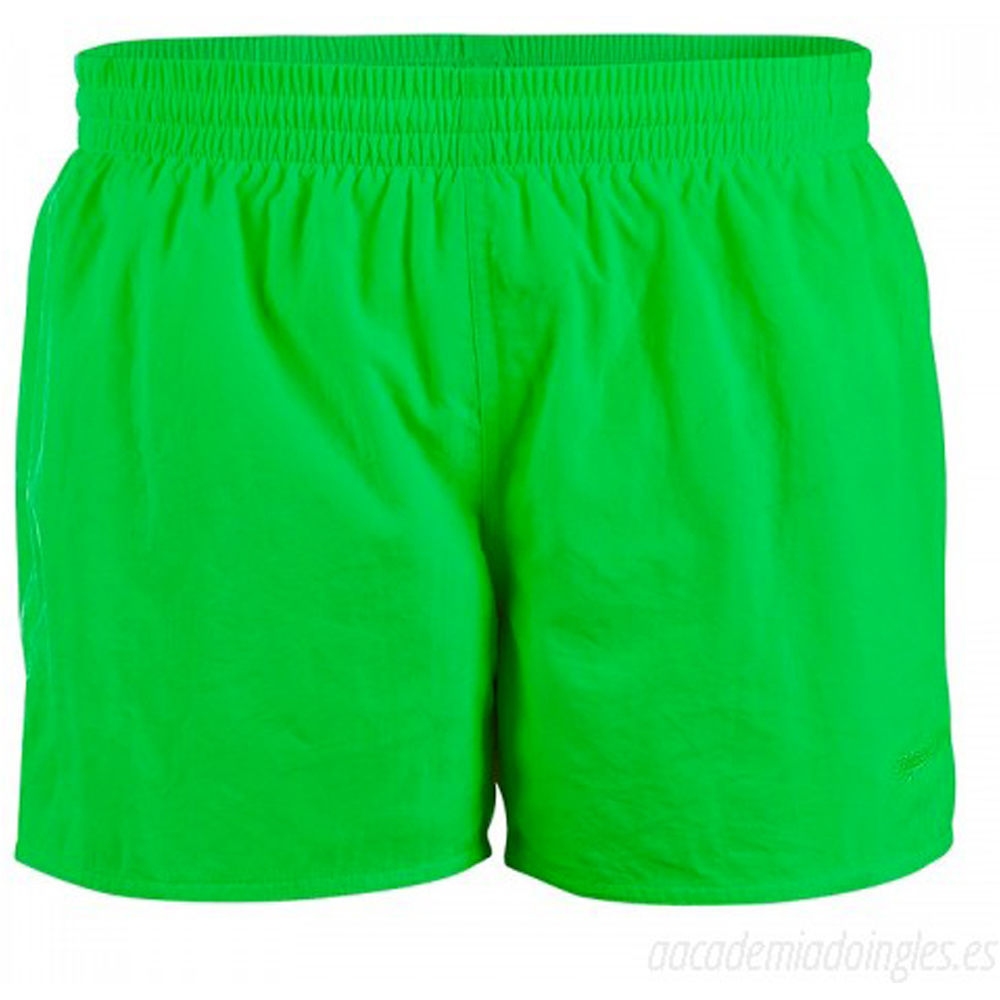 Fitted leisure bañador playa hombre Verde