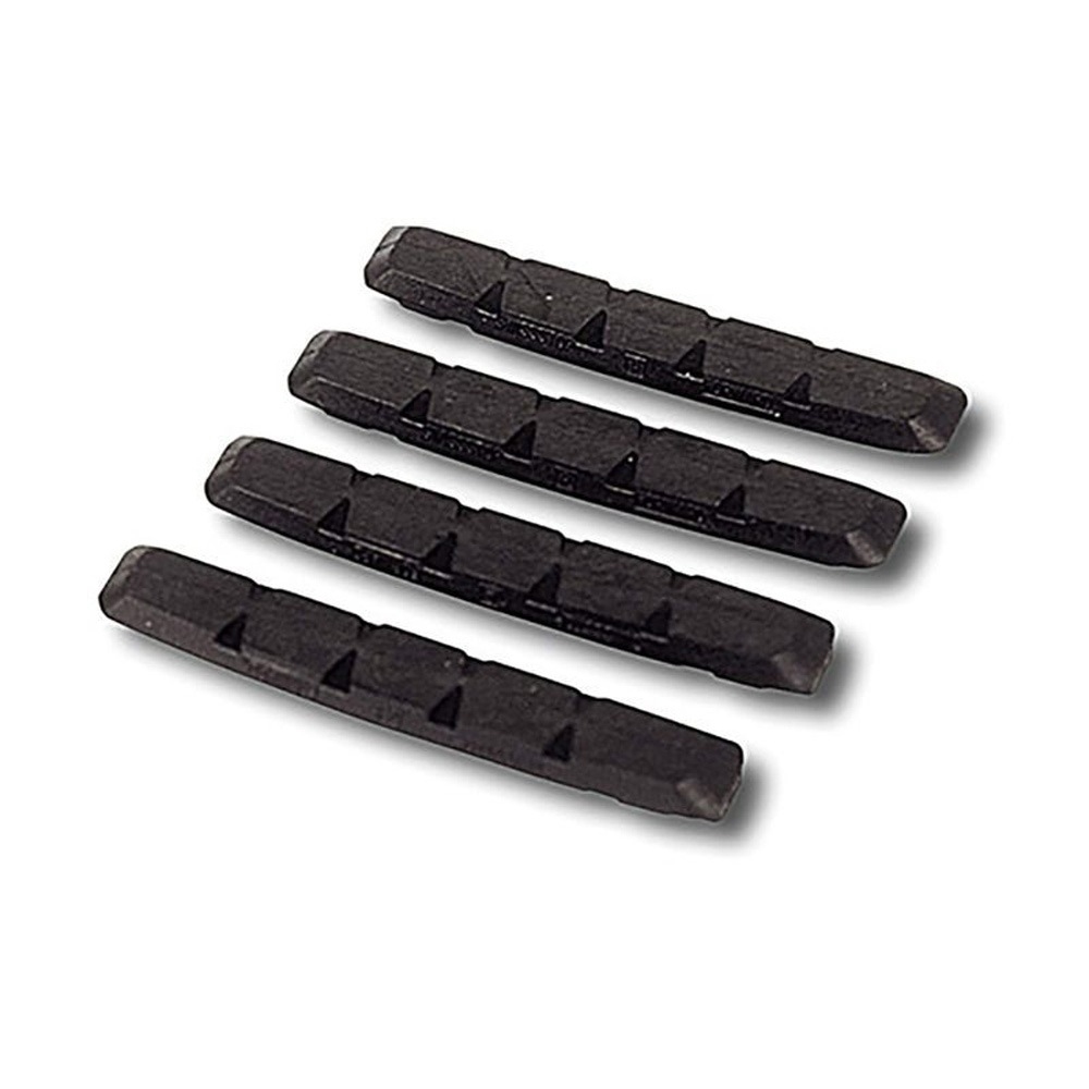 Kit 4 zapatas rx aluminio zapatas de freno bici Negro (UNICA)