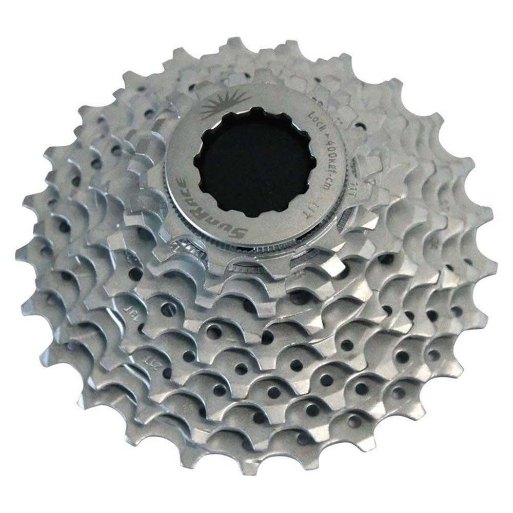 Sun Race cassette bicicleta carretera CASSETTE 9 VELOCIDADES 11-34 vista frontal