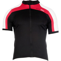 Rh+ maillot manga corta hombre SPACE JERSEY BLACK/WHITE/RED vista frontal