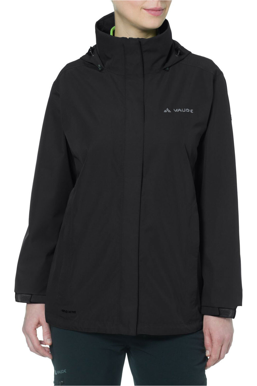 Escape light chaqueta impermeable mujer Negro (34)