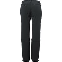 Vaude pantalón montaña mujer Farley Stretch Capri T-Zip II vista trasera