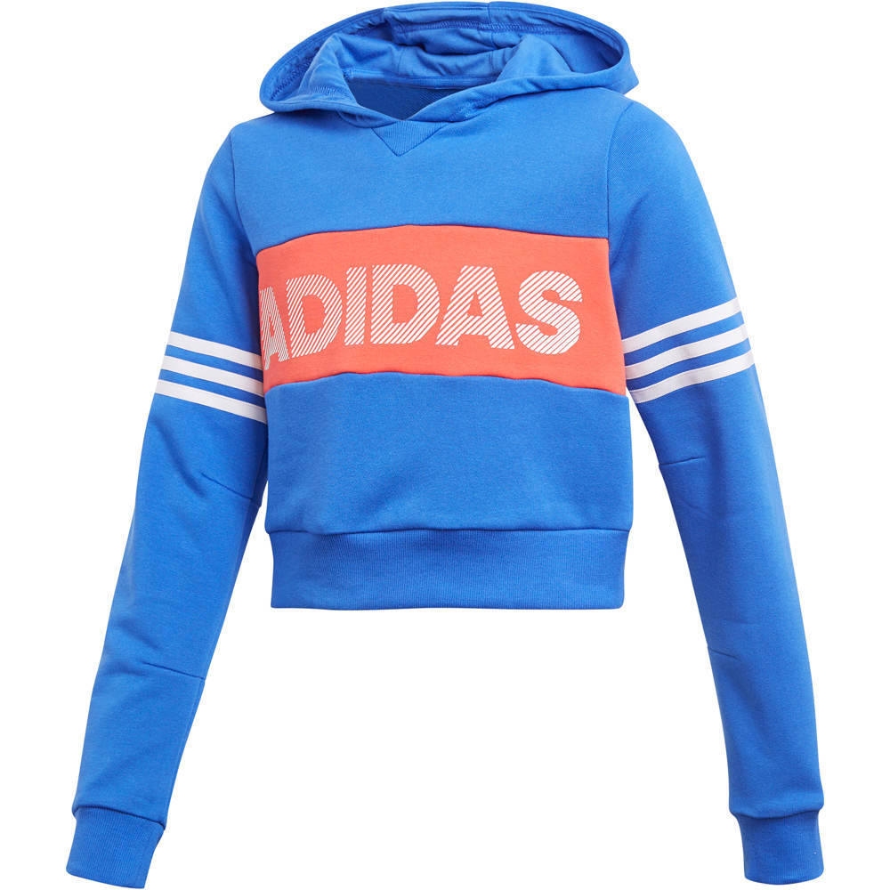 adidas sudadera niña YG ID CR HOODIE vista frontal