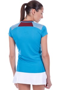 Joma camiseta tenis manga corta mujer CAMISETA MUJER SILVER  M/C vista trasera