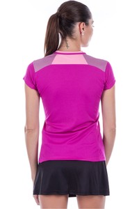 Joma camiseta tenis manga corta mujer CAMISETA MUJER SILVER  M/C vista trasera