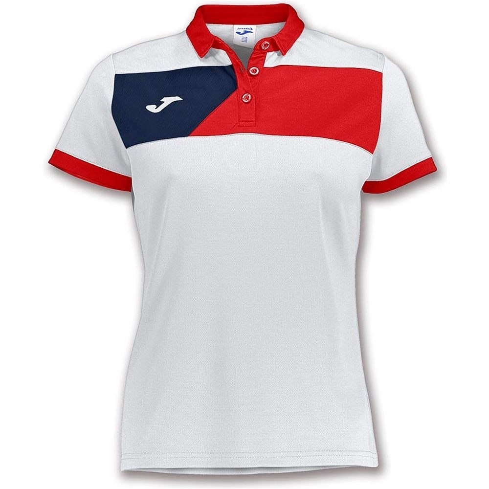 Joma polo tenis mujer POLO CREW II M/C MUJER vista frontal