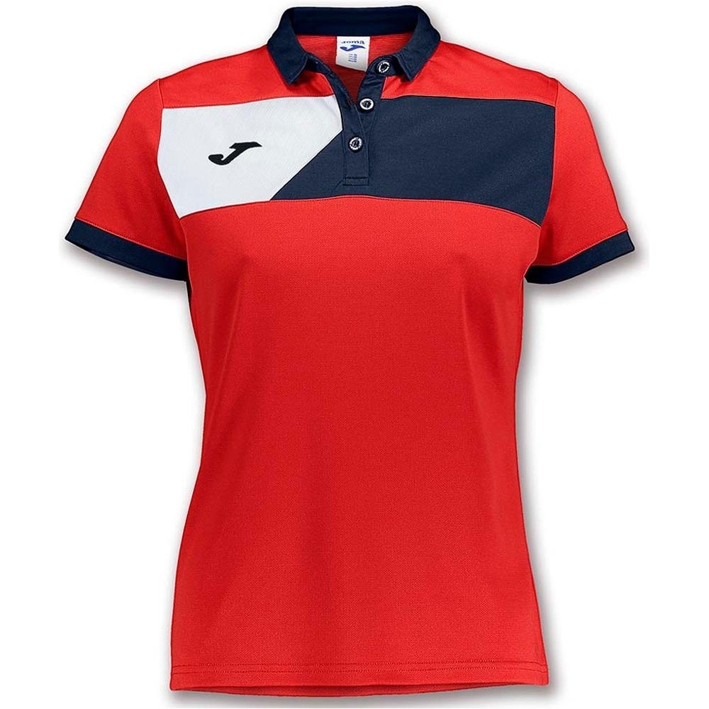 Joma polo tenis mujer POLO CREW II M/C MUJER vista frontal