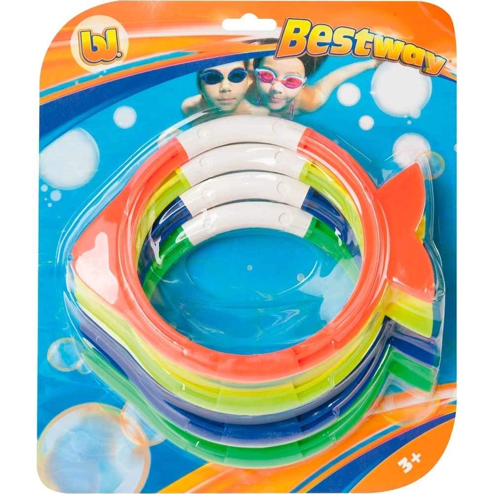 Bestway juguetes para playa SET DE PECES ANILLO vista frontal