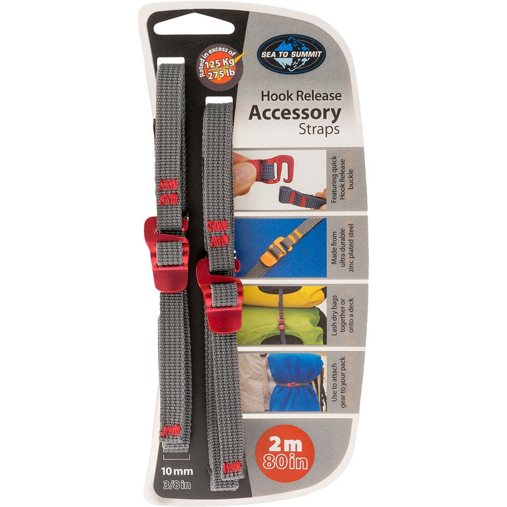 Mm strap hook 2m varios montaña Rojo (UNICA)