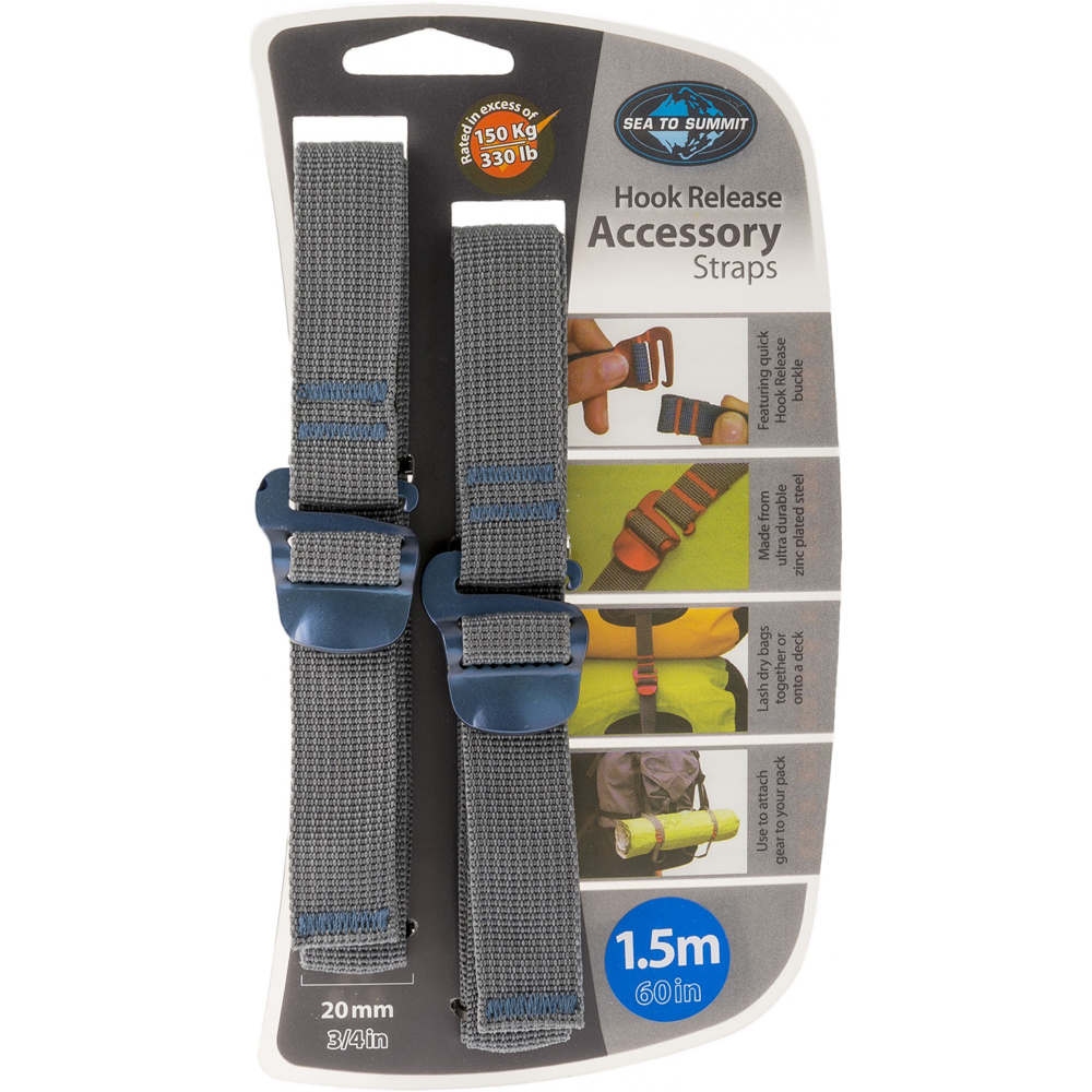 Seatosummit varios montaña 20mm Strap Hook 1,5m vista frontal