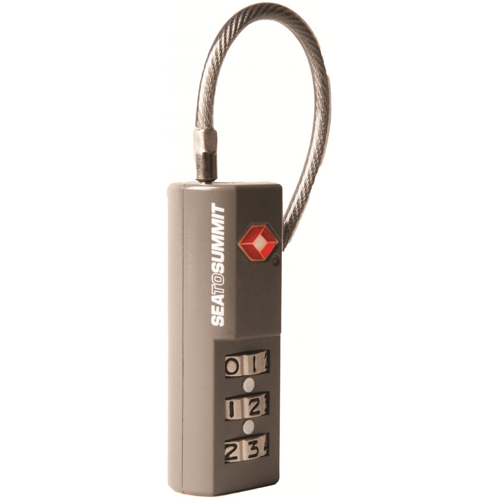 Seatosummit varios montaña Combo Cable TSA Padlock_T 01