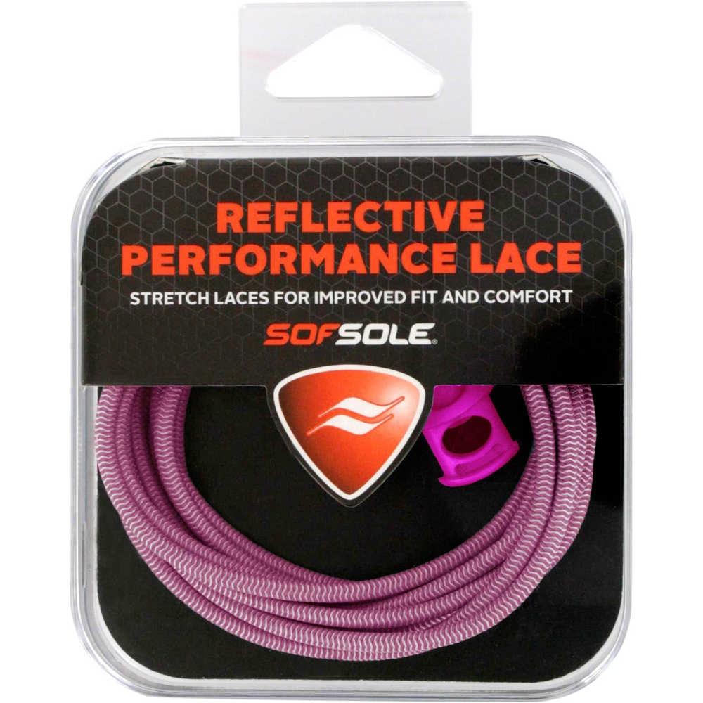 Sof Sole cordones PERFORMANCE ROUND PINK vista frontal