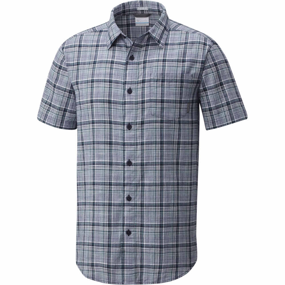 Columbia camisa montaña manga corta hombre Under Exposure YD Short Sleeve Shirt vista frontal