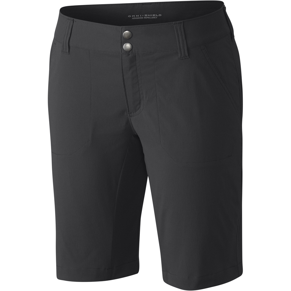 Columbia pantalón corto montaña mujer Saturday Trail Long Short vista frontal