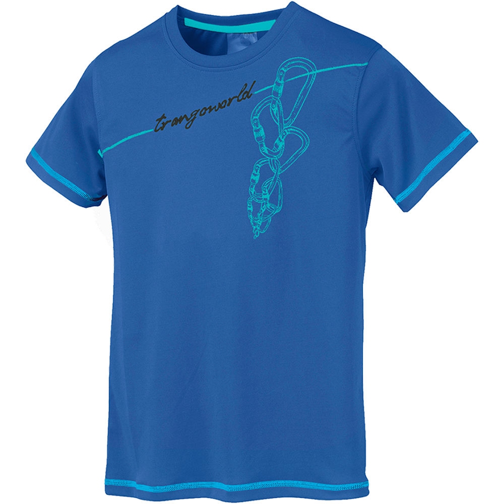 Trango camiseta montaña manga corta niño CAMISETA CHAINS KID DT vista frontal