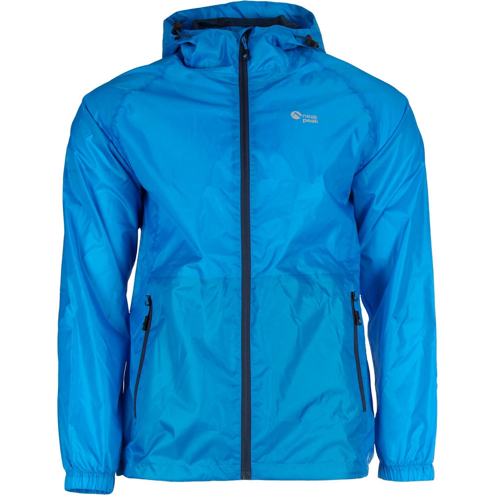 Neak Peak chubasquero hombre RAINYL BLU vista frontal