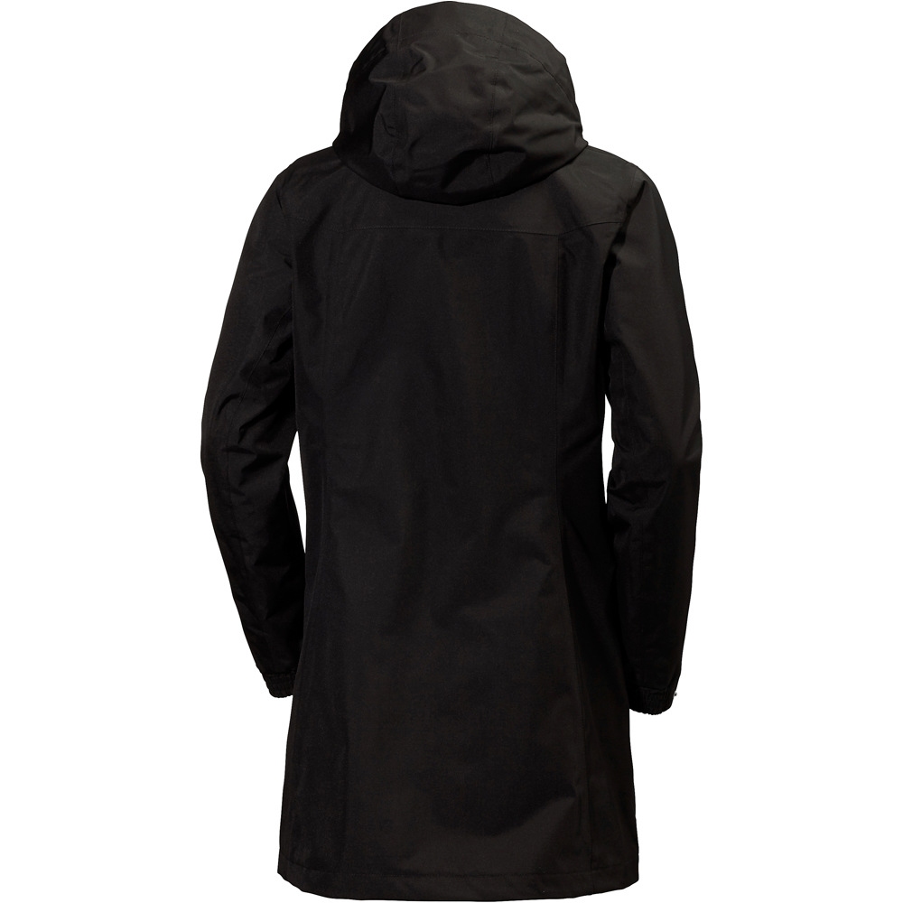 Helly Hansen chaquetas mujer W ADEN LONG JACKET vista trasera