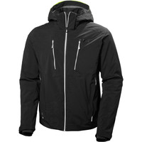 Helly Hansen chaqueta esquí hombre ALPHA 3.0 JACKET BLACK vista frontal