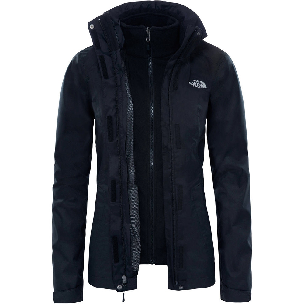 The North Face chaqueta impermeable insulada mujer W EVOLVE II TRI JKT vista trasera