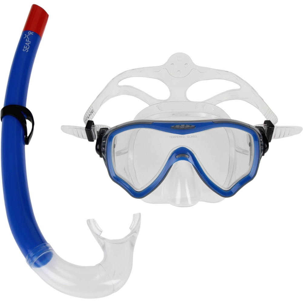 Seafor kit gafas y tubo snorkel SUBSAN vista frontal