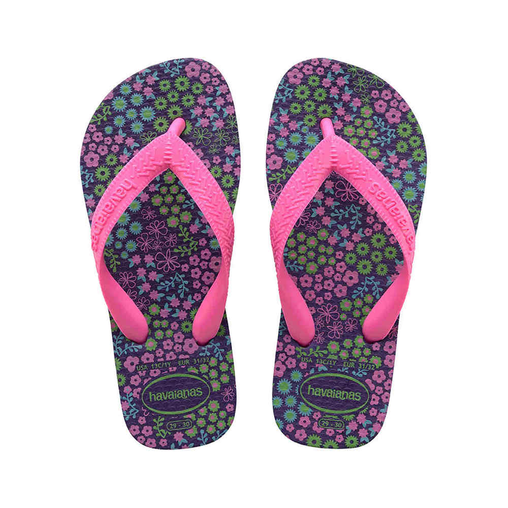 Havaianas chanclas niño HAV. KIDS FLORES lateral exterior