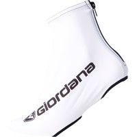 Giordana cubrezapatillas ciclismo Par botn LYCRA - Blanco vista frontal