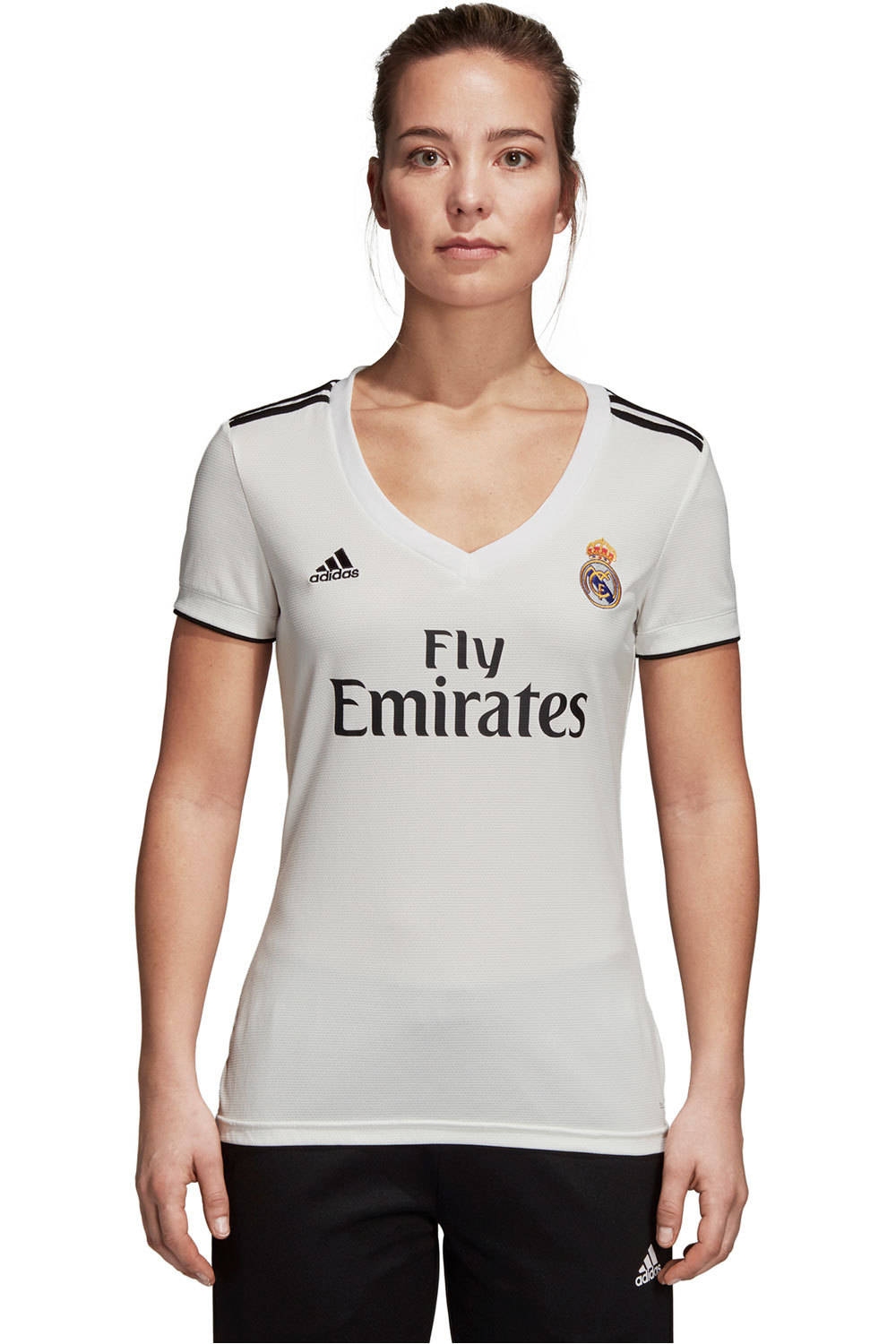 adidas camiseta de fútbol oficiales R.MADRID 19 H JSY W vista frontal