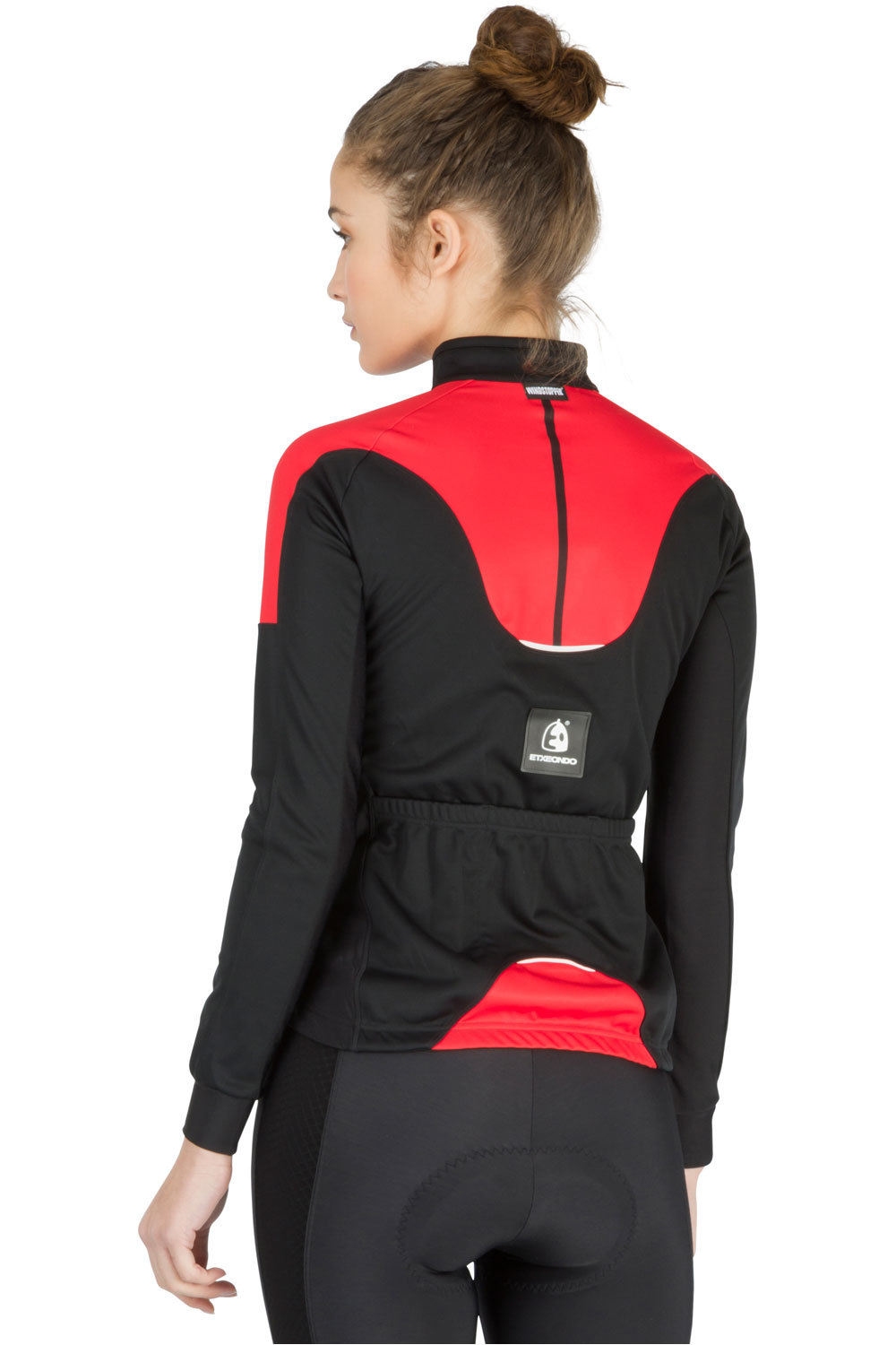 Etxeondo chaqueta ciclismo mujer CHAQUETA WS LUR ROJO vista trasera