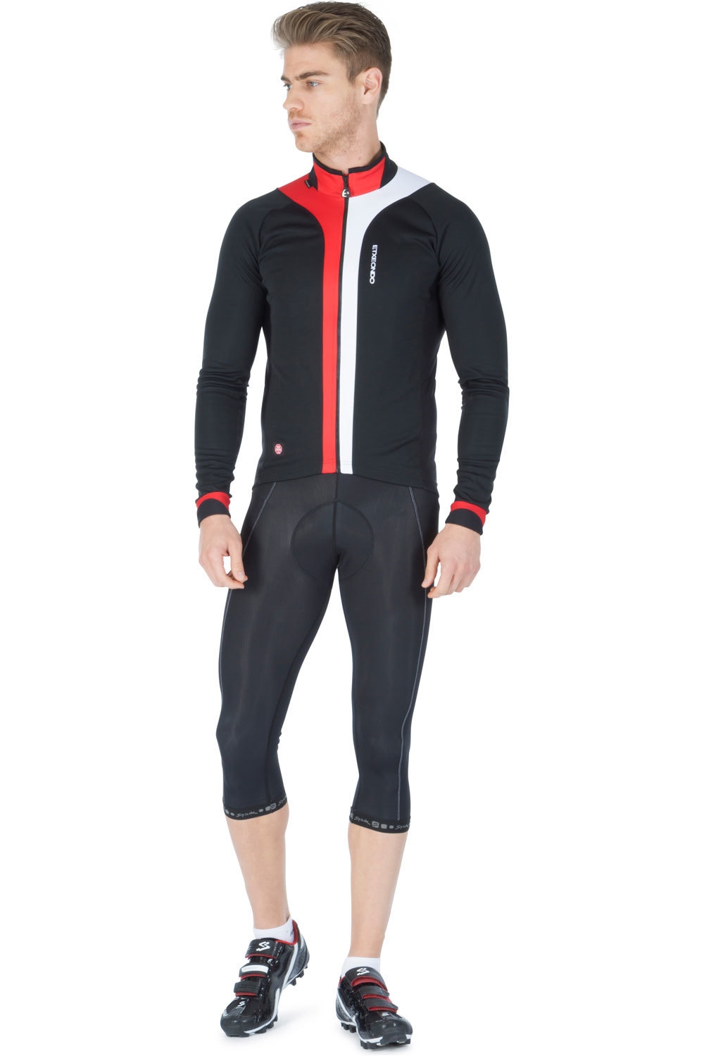 Etxeondo cortavientos ciclismo hombre CHAQUETA WS LAUKI performance ROJO vista detalle