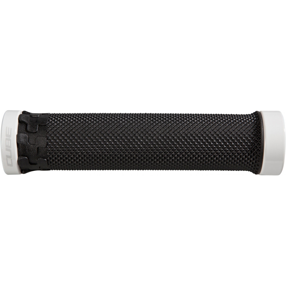 Cube puños manillar GRIPS FRITZZ BLACK N WHITE (11231) vista frontal