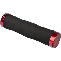 Cube puños manillar GRIPS PRO RED (13147) vista frontal