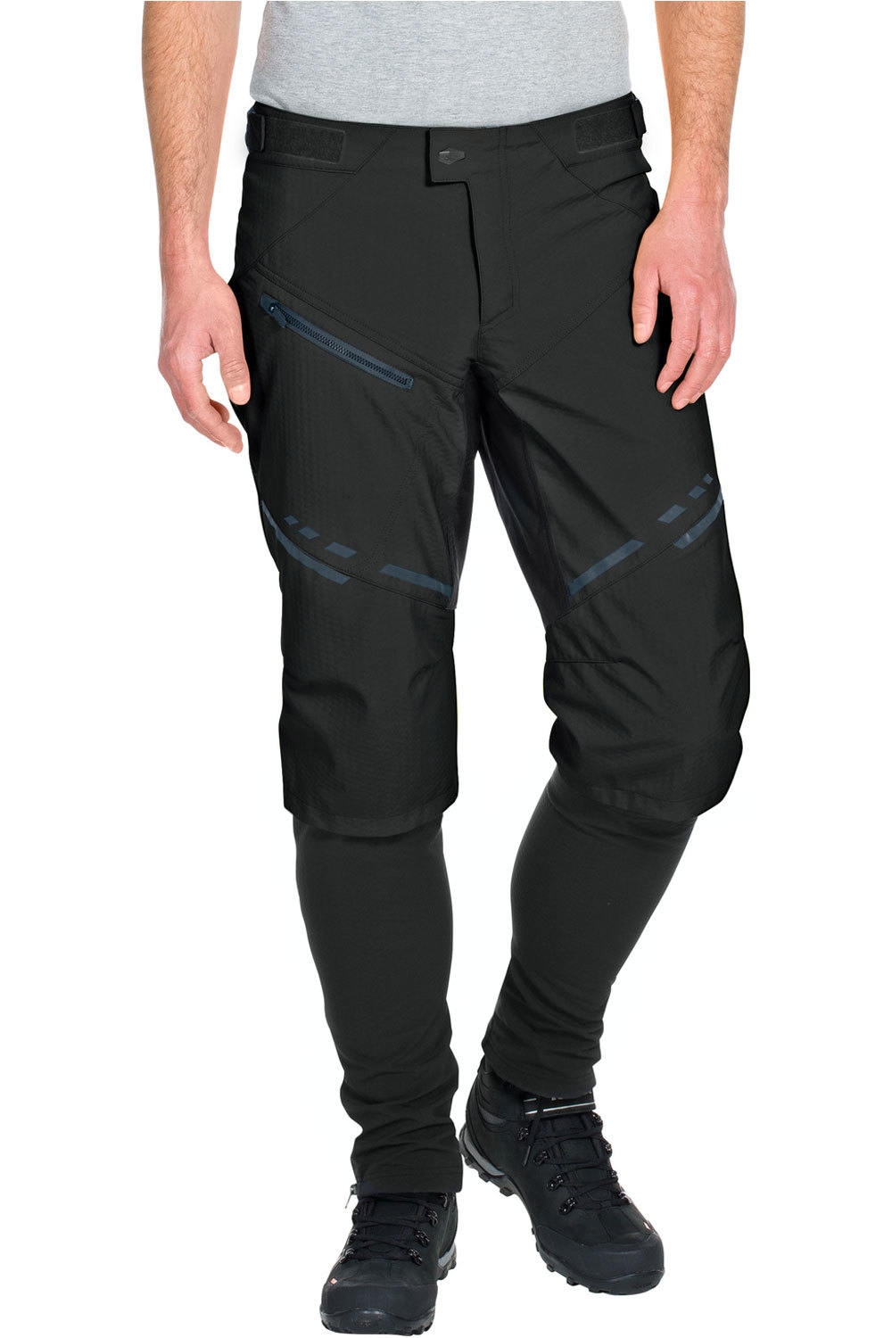 Vaude pantalón largo ciclismo hombre Virt Softshell Pants II vista frontal