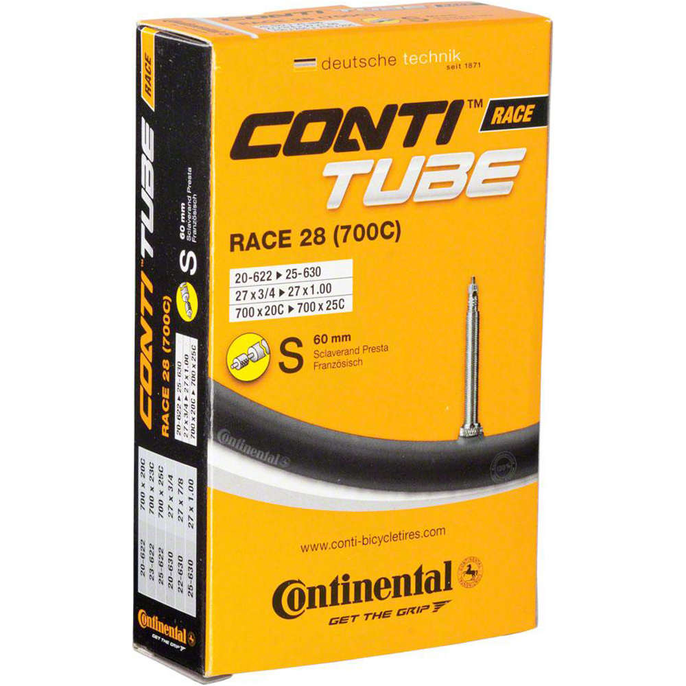Continental 700x20-25 presta 60 m cámara bicicleta carretera