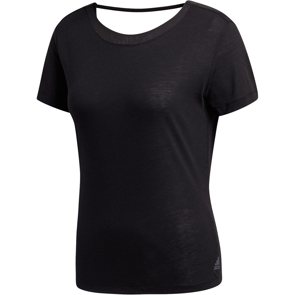 adidas camisetas fitness mujer Low Back Tee 04