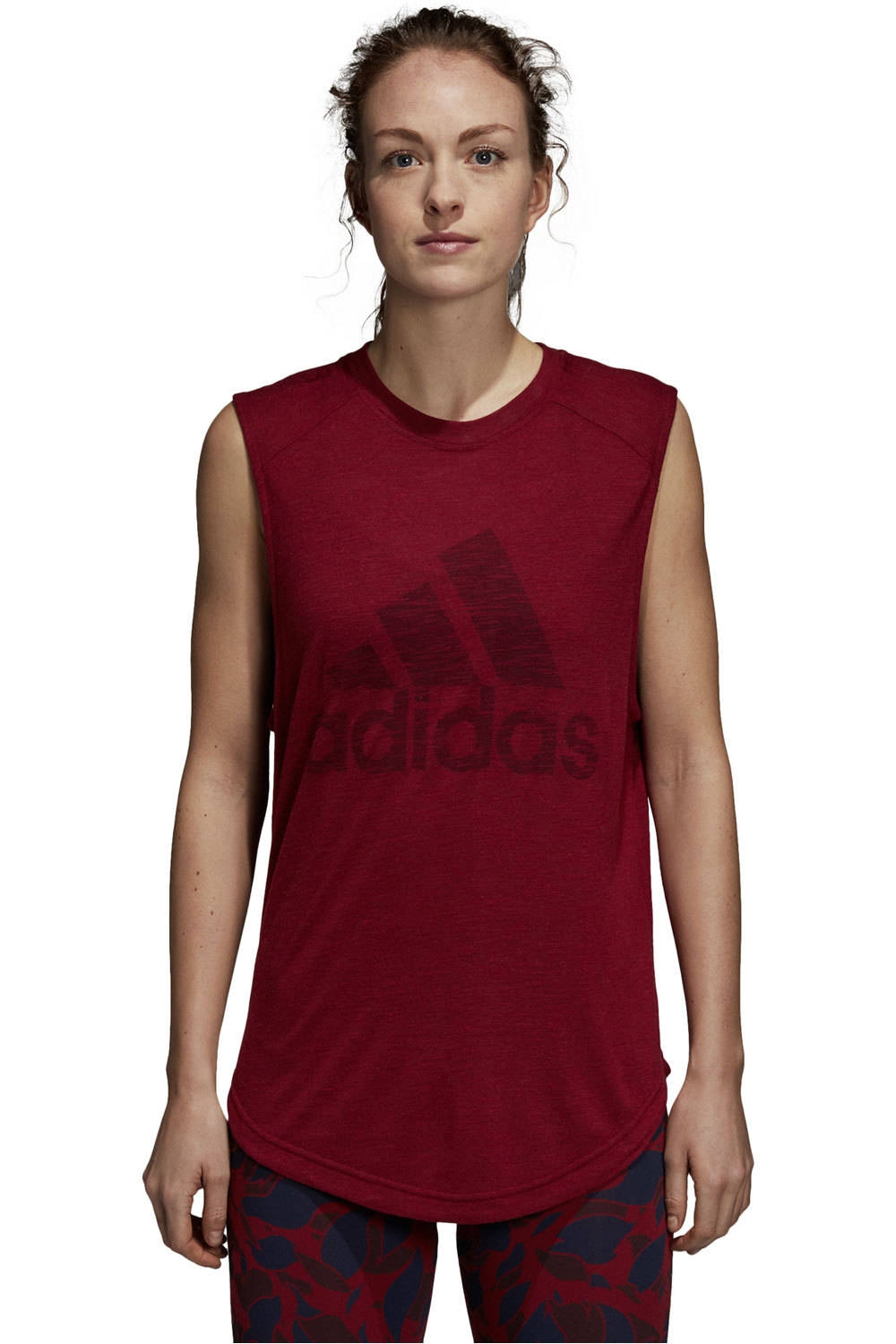 adidas camiseta manga corta mujer Winners M Tee vista frontal