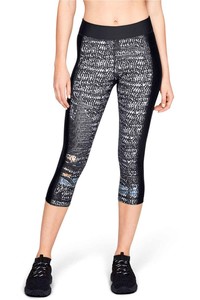 Under Armour mallas piratas fitness mujer UA HG Print Armour Capri vista frontal