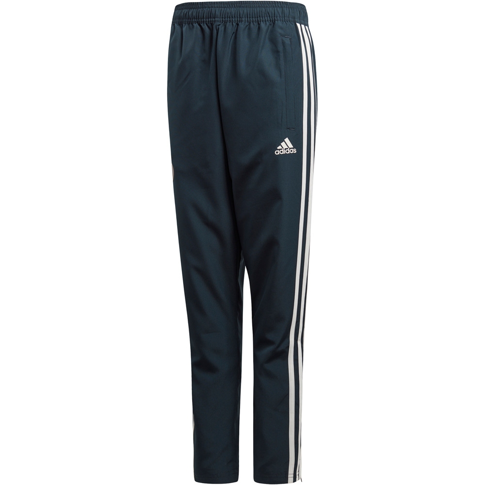 adidas pantalones largos futbol niño R.MADRID 19 WOV PNT Y vista frontal