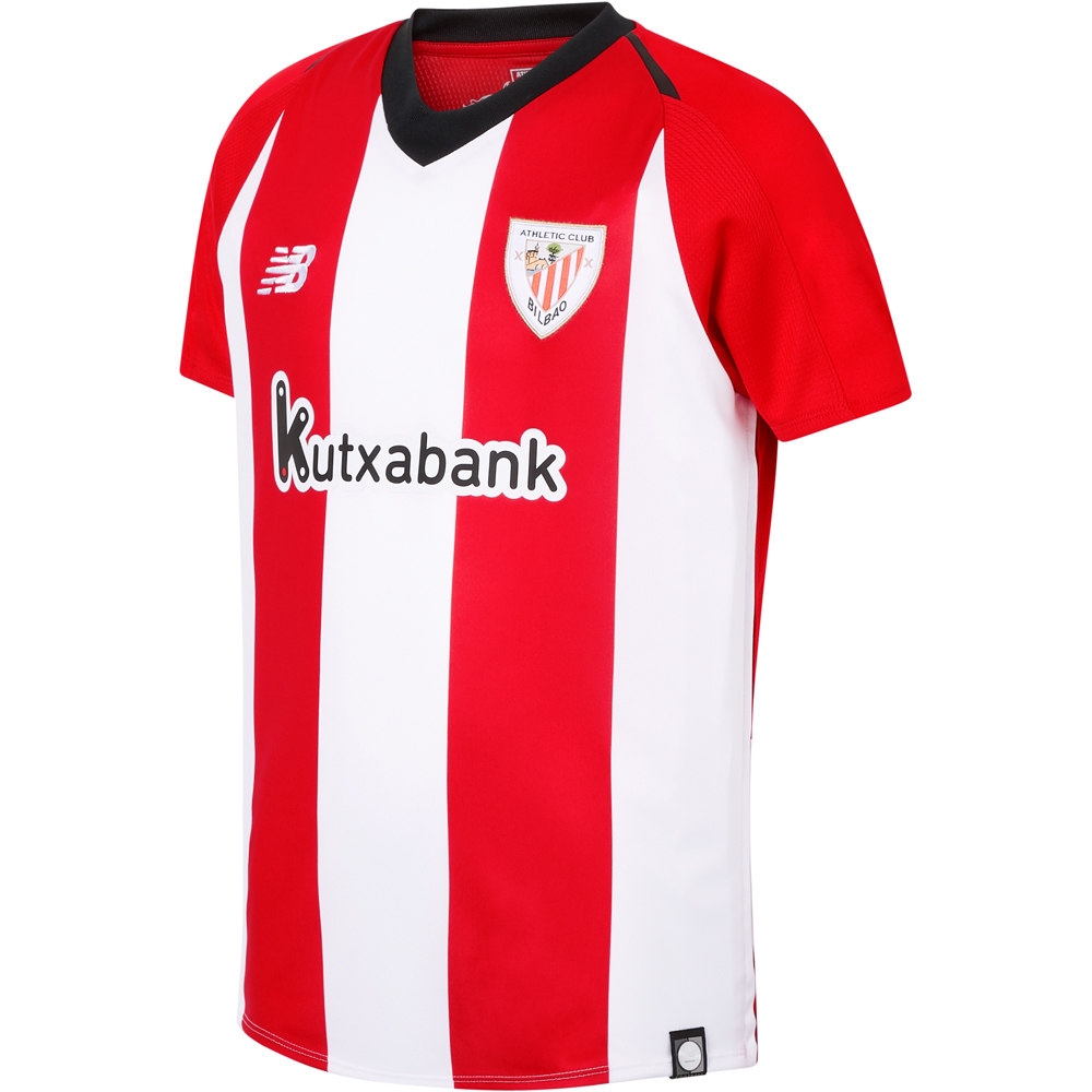 New Balance camiseta de fútbol oficiales niño ATH.BILBAO 19 JR H STADIUM JSY vista frontal