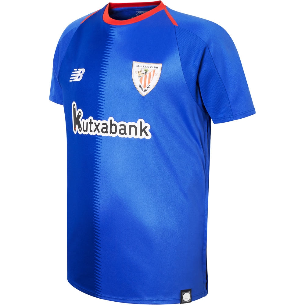 New Balance camiseta de fútbol oficiales niño ATH.BILBAO 19 JR A STADIUM JSY vista frontal