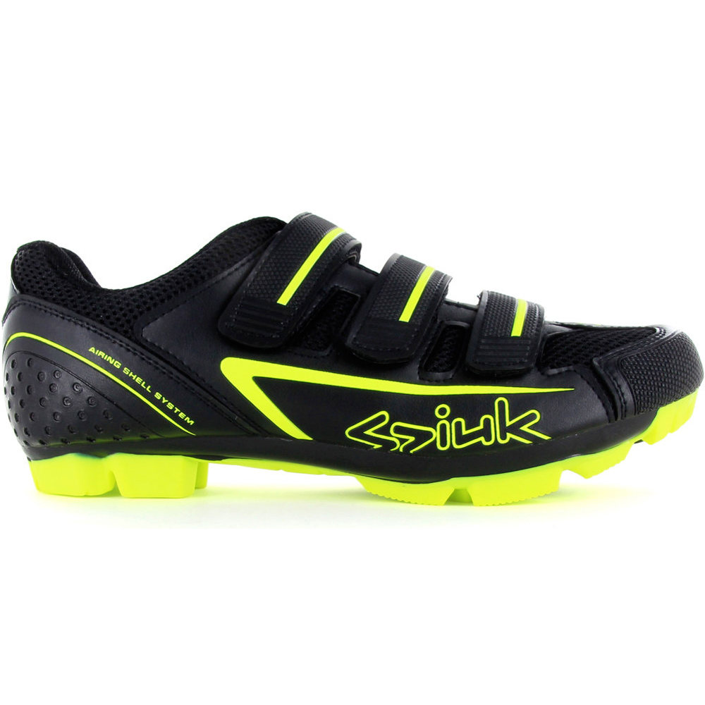 Spiuk zapatillas mtb VERA MTB FS UNISEX 2018 NEGRO/AMARILLO lateral exterior