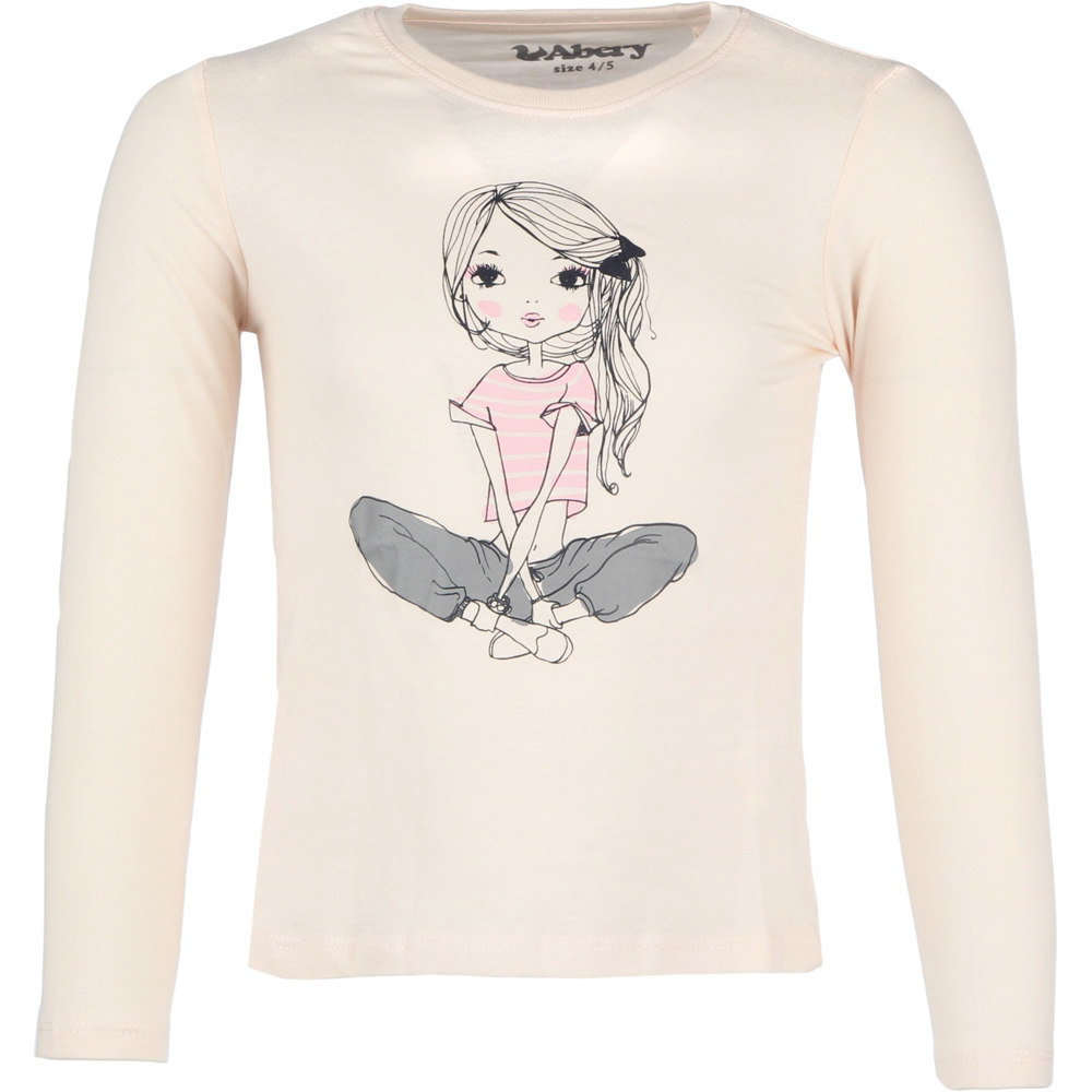 Abery camiseta manga larga niña ODET vista frontal