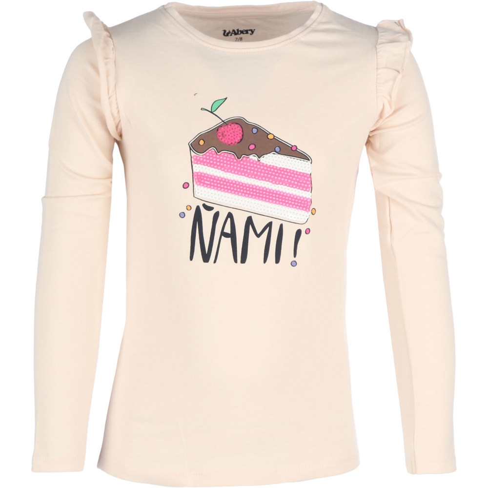 Abery camiseta manga larga niña SWEET vista frontal