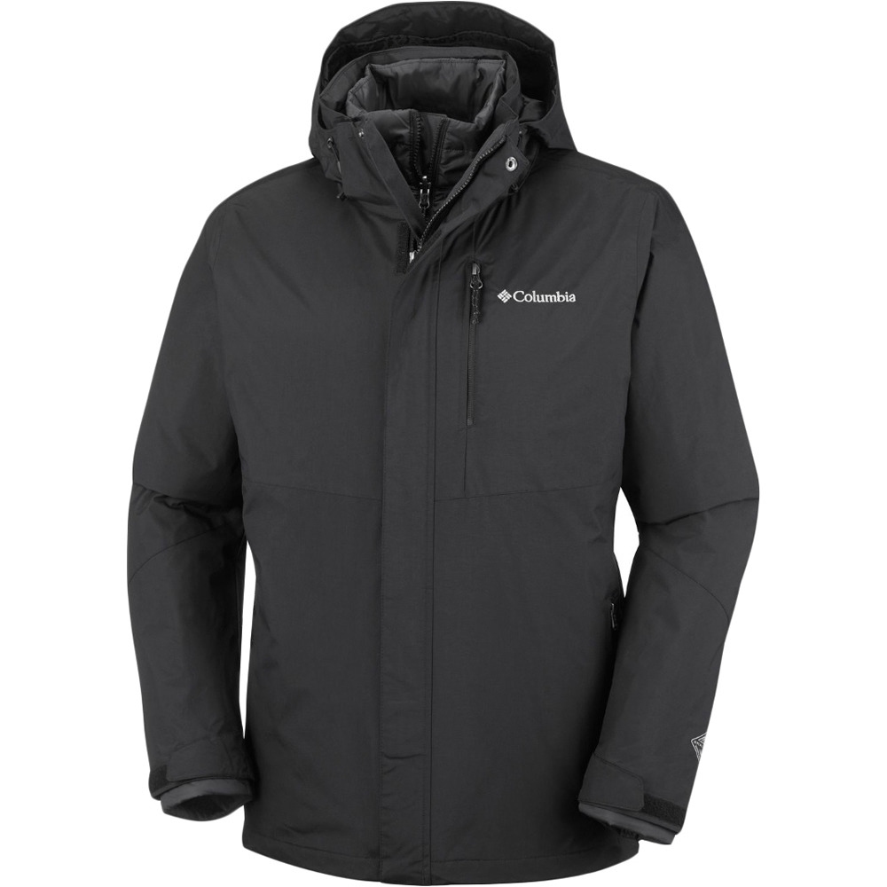 Columbia chaqueta impermeable insulada hombre _3_Element Blocker II Interchange Jacket vista frontal
