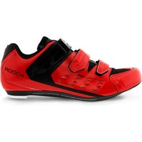 Spiuk zapatillas ciclismo carretera RODDA ROAD UNISEX ROJO lateral exterior