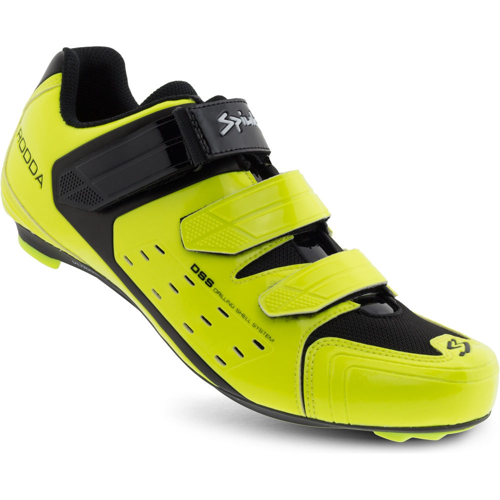 Spiuk zapatillas ciclismo carretera RODDA ROAD UNISEX 2018 AMARILLO AV lateral interior