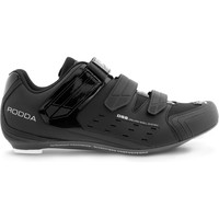 Spiuk zapatillas ciclismo carretera RODDA ROAD UNISEX NEGRO MATE lateral exterior