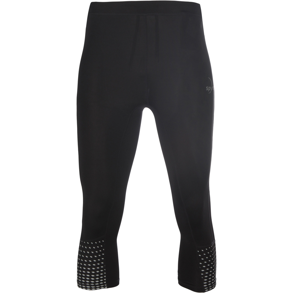 Apico malla pirata running hombre Negro
