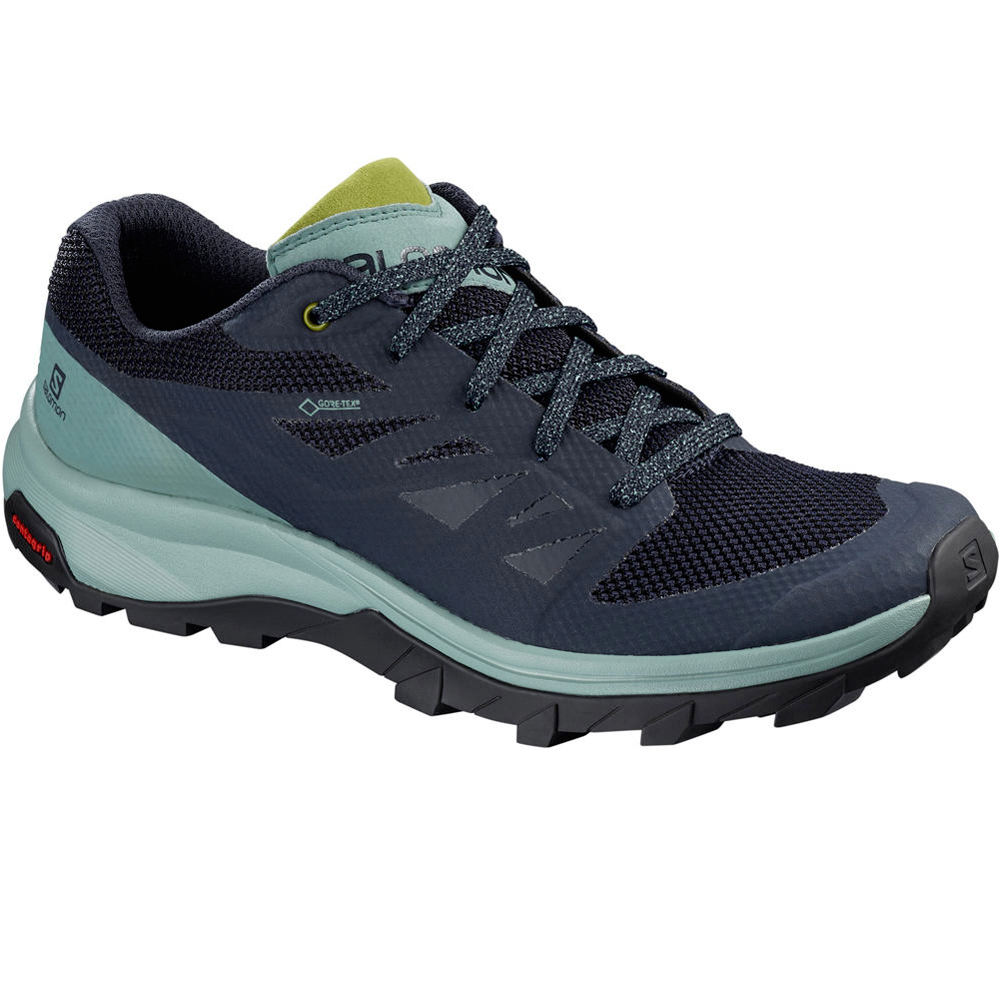 Salomon zapatilla trekking mujer OUTline GTX W lateral exterior