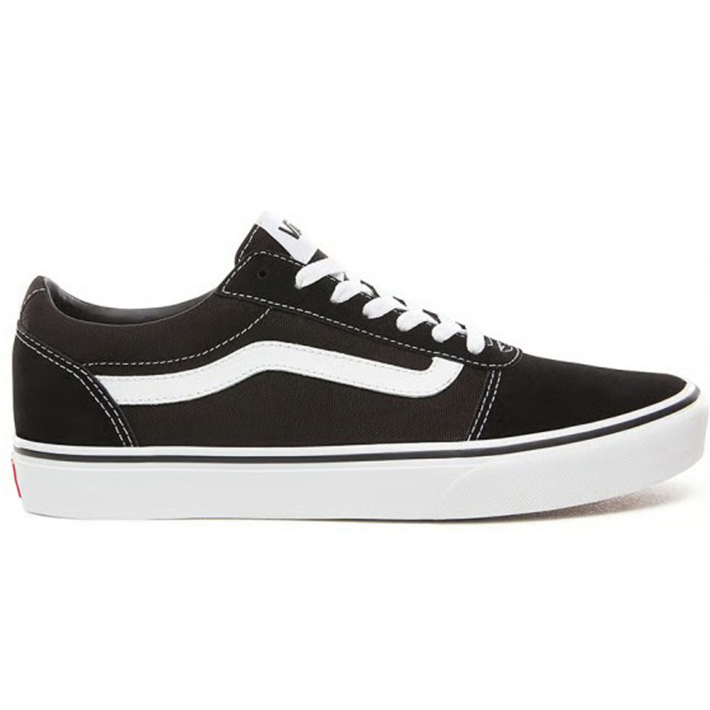 Ward suede zapatilla moda hombre Negro (42)