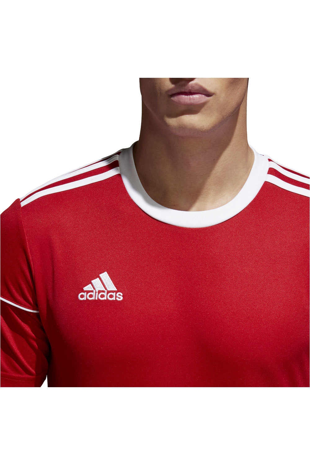 adidas camisetas fútbol manga corta SQUAD 17 JSY SS vista detalle